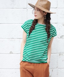 coca（coca） | フレンチスリーブボーダーTOPS(Tシャツ/カットソー)