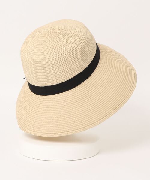 prose verse（プロズヴェール）の「ポケッタブルリボン付きつば広麦わらハット（ハット・レディース・キャメル/ベージュ・ﾌﾘ-）」の12枚目の写真