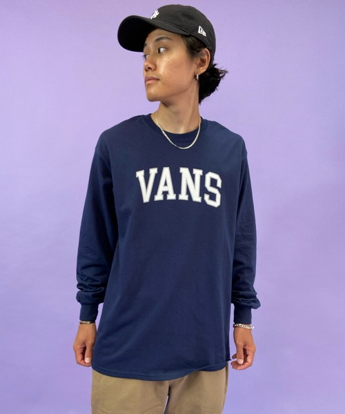 VANS(バンズ)の「【ZOZOTOWN限定アイテム】VANS/バンズ カレッジロゴ プリントロンT 121K1020900(Tシャツ/カットソー・メンズ・ホワイト/ネイビー/グレー・S/M/L/XL)」の17枚目の写真