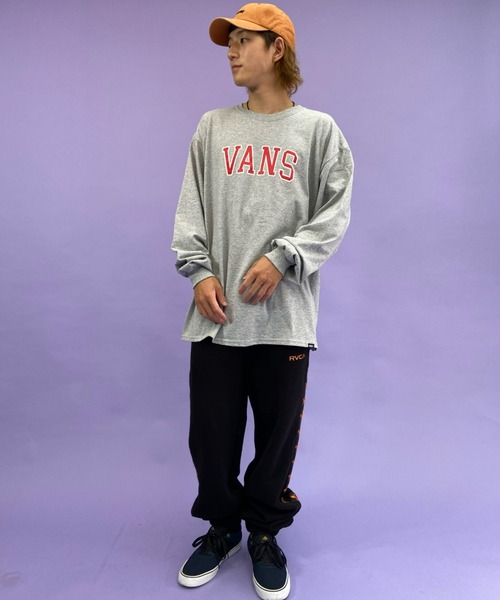 VANS(バンズ)の「【ZOZOTOWN限定アイテム】VANS/バンズ カレッジロゴ プリントロンT 121K1020900(Tシャツ/カットソー・メンズ・ホワイト/ネイビー/グレー・S/M/L/XL)」の14枚目の写真