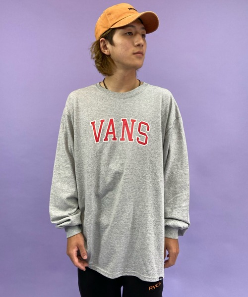 VANS(バンズ)の「【ZOZOTOWN限定アイテム】VANS/バンズ カレッジロゴ プリントロンT 121K1020900(Tシャツ/カットソー・メンズ・ホワイト/ネイビー/グレー・S/M/L/XL)」の11枚目の写真