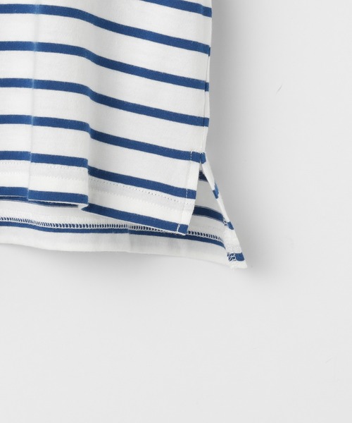 GLOBAL WORK（グローバルワーク）の「【キッズ】シャーベッTEE／パネルボーダー半袖/950235（Tシャツ/カットソー・キッズ・ホワイト/ライトブルー・120cm/110cm/130cm/150cm/140cm/100cm/160cm）」の13枚目の写真