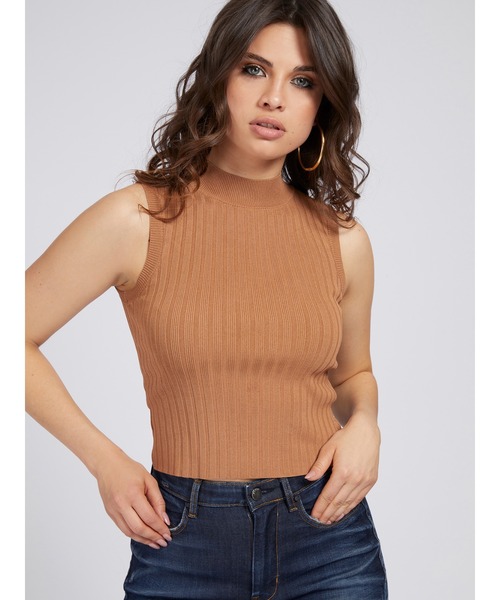 Guess(ゲス)の「Ester Halter Top(その他トップス・レディース・ブラック/ブラウン/ホワイト/グリーン・LARGE/MEDIUM/SMALL)」の7枚目の写真