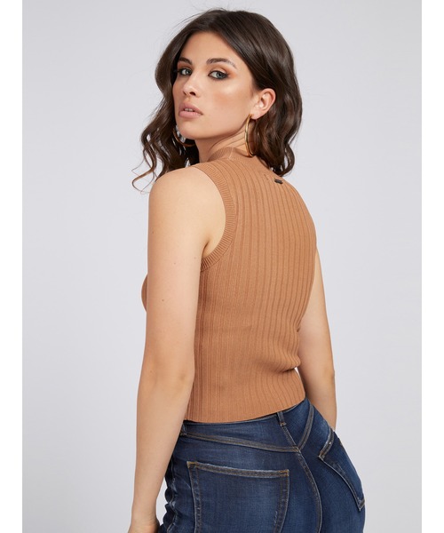 Guess(ゲス)の「Ester Halter Top(その他トップス・レディース・ブラック/ブラウン/ホワイト/グリーン・LARGE/MEDIUM/SMALL)」の8枚目の写真