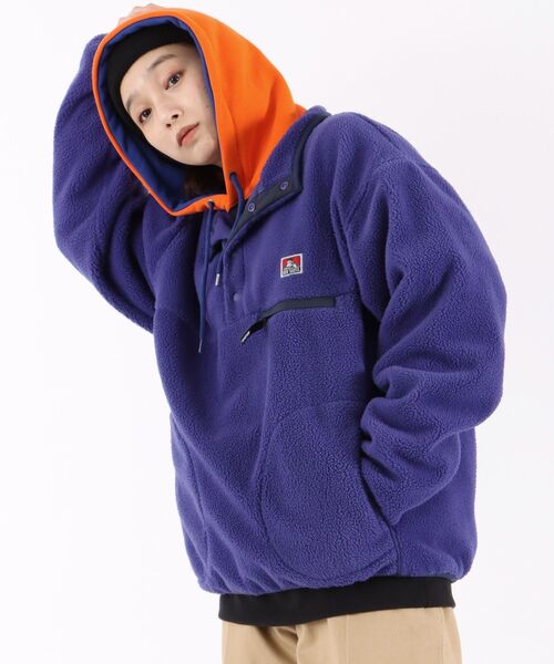 BEN DAVIS（ベンデイビス）の「【 BEN DAVIS （ ベンデイビス ）】HEAVY FLEECE PULL ON / ヘビー フリース プル オン（その他アウター・メンズ・ロイヤルブルー/ダークグリーン/サンドベージュ/イエロー・MEDIUM/LARGE）」の12枚目の写真