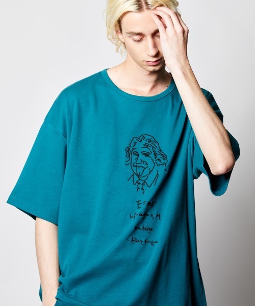 rehacer（レアセル）の「rehacer : Mr.Albert  Made in Japan / ミスター アルバート Tシャツ メイドインジャパン（Tシャツ/カットソー・メンズ・ホワイト/ブラック/グリーン/ネイビー/グレー・LARGE/MEDIUM/SMALL/X-LARGE/FREE）」の4枚目の写真