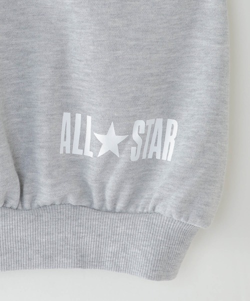 CONVERSE(コンバース)の「【キッズ】CONVERSE 裏毛切り替えパーカー(130~160cm)(パーカー・キッズ・ホワイト/スモークグレー・130/140/160/150)」の9枚目の写真