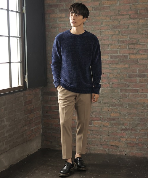 UNION STATION（ユニオンステーション）の「クルーネックモールニット（ニット/セーター・メンズ・ホワイト/ブラック/ネイビー/レッド/ブルー/チャコール・LL/M/L）」の10枚目の写真