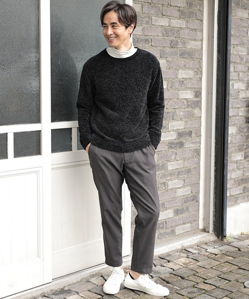 UNION STATION（ユニオンステーション）の「クルーネックモールニット（ニット/セーター・メンズ・ホワイト/ブラック/ネイビー/レッド/ブルー/チャコール・LL/M/L）」の13枚目の写真