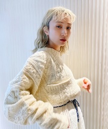 SANSeLF | 【SANSeLF】Se original short hand knit　sanwt21a003(ニット/セーター)