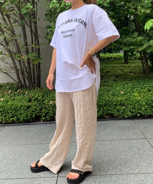 PIPING HOT FUTURE(パイピングホットフューチャー)の「CREW T-SHIRTS FOR CLEAN OCEANS(Tシャツ/カットソー・レディース・ホワイト・LARGE/MEDIUM/SMALL)」の3枚目の写真