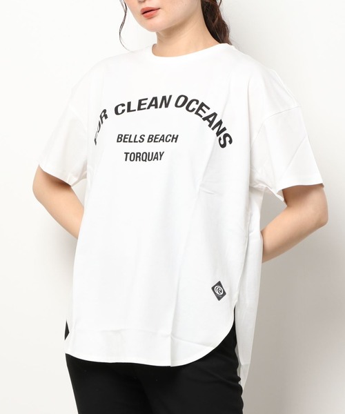 PIPING HOT FUTURE(パイピングホットフューチャー)の「CREW T-SHIRTS FOR CLEAN OCEANS(Tシャツ/カットソー・レディース・ホワイト・LARGE/MEDIUM/SMALL)」の5枚目の写真