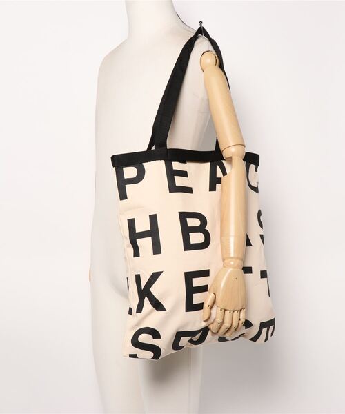 Bab(バブ)の「【WEB限定】アルファベットトートバッグ(トートバッグ・レディース・ブラウン/アイボリー/ベージュ・ONESIZE)」の15枚目の写真