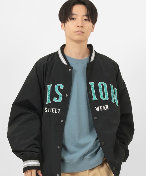 VISION STREET WEAR（ヴィジョンストリートウェア）の「【VISION STREET  WEAR/ヴィジョンストリートウェア】ナイロンワッペン スタジャン（スタジャン・メンズ・ブラック/グリーン/グレイッシュブルー・M/L/XL）」の21枚目の写真