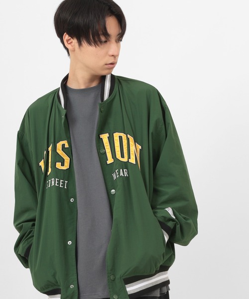 VISION STREET WEAR（ヴィジョンストリートウェア）の「【VISION STREET  WEAR/ヴィジョンストリートウェア】ナイロンワッペン スタジャン（スタジャン・メンズ・ブラック/グリーン/グレイッシュブルー・M/L/XL）」の18枚目の写真