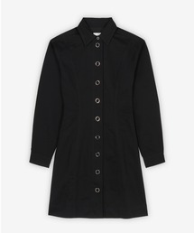 【未使用タグ付】 メゾンキツネ マッキントッシュ シャツワンピース M ネイビー 60207518b_8_d_215.jpg