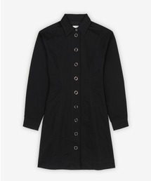 【未使用タグ付】 メゾンキツネ マッキントッシュ シャツワンピース M ネイビー 未使用タグ付】 メゾンキツネ マッキントッシュ シャツ