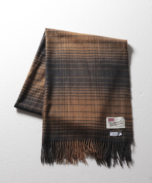 Traditional Weatherwear（トラディショナルウェザーウェア）の「【Traditional Weatherwear】ブランケットマフラー #A212JGGO0144（マフラー・メンズ・イエロー系その他/グリーン系その他・FREE）」の4枚目の写真
