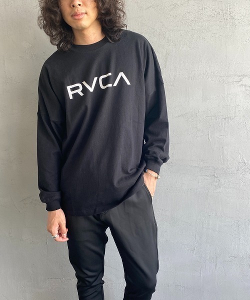 RVCA（ルーカ）の「[RVCA/ルーカ] BIG RVCA ロゴプリントロンT（Tシャツ/カットソー・レディース・ホワイト/ブラック・S/M/L）」の10枚目の写真