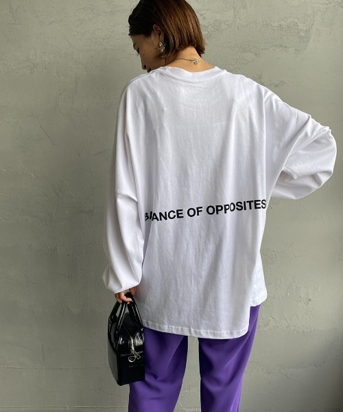 RVCA（ルーカ）の「[RVCA/ルーカ] BIG RVCA ロゴプリントロンT（Tシャツ/カットソー・レディース・ホワイト/ブラック・S/M/L）」の22枚目の写真