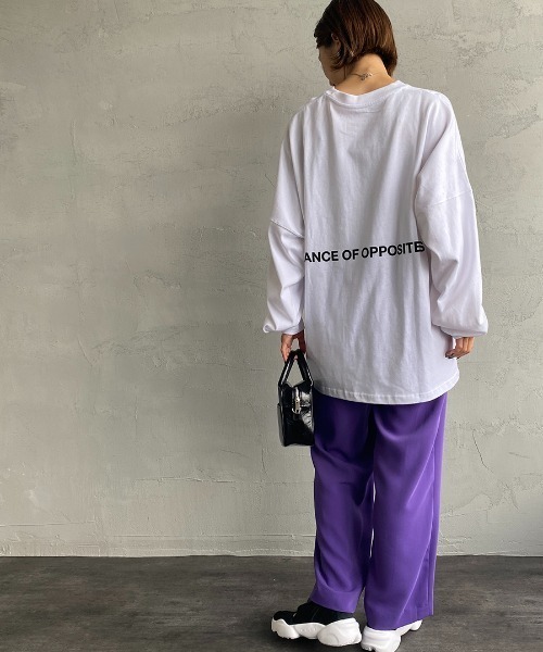 RVCA（ルーカ）の「[RVCA/ルーカ] BIG RVCA ロゴプリントロンT（Tシャツ/カットソー・レディース・ホワイト/ブラック・S/M/L）」の17枚目の写真