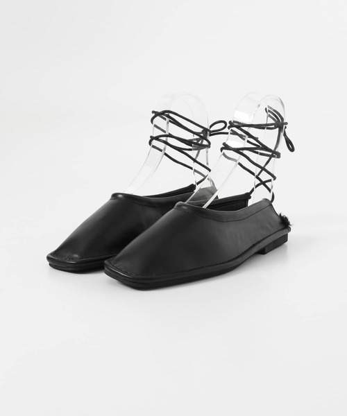 KBF（ケイビーエフ）の「スクエアステッチレースアップパンプス∴（パンプス・レディース・ブラック/ベージュ/ブラウン・38/36/37）」の11枚目の写真