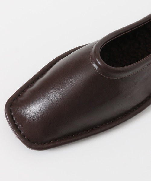 KBF（ケイビーエフ）の「スクエアステッチレースアップパンプス∴（パンプス・レディース・ブラック/ベージュ/ブラウン・38/36/37）」の10枚目の写真