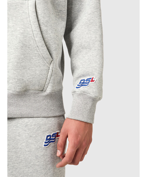 DIESEL（ディーゼル）の「メンズ パーカー リラックス ロゴエンブロイダリー（パーカー・メンズ・ブルー/イエロー/ブラック/グレー・MEDIUM/XX-LARGE/LARGE/X-LARGE/SMALL/X-SMALL/XXX-LARGE）」の11枚目の写真