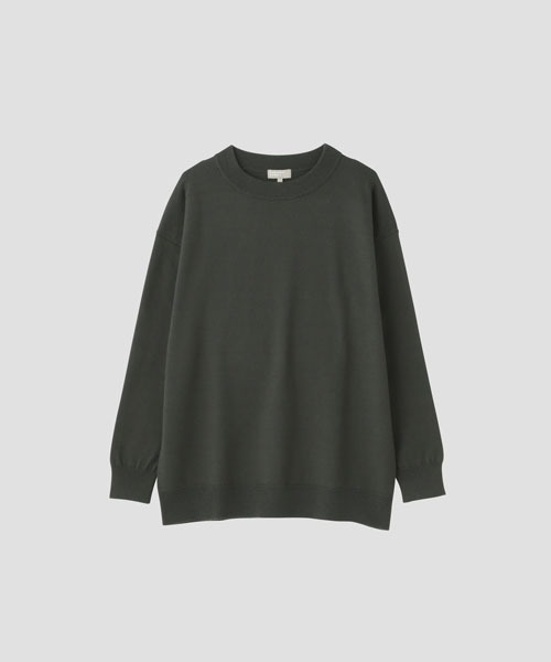 MARGARET HOWELL - MARGARET HOWELL / マーガレットハウエル | 2023AW | WASHED FINE MERINO ニット | 2 | グレー | レディース MARGARET HOWELL（マーガレットハウエル）の「WASHED FINE