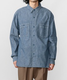 【BUZZ RICKSON'S】〈別注〉シャンブレーユーティリティーシャツ MEN