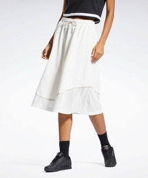 クラシックス マテリアルミックス ベクター スカート / Classics Material-Mix Vector Skirt