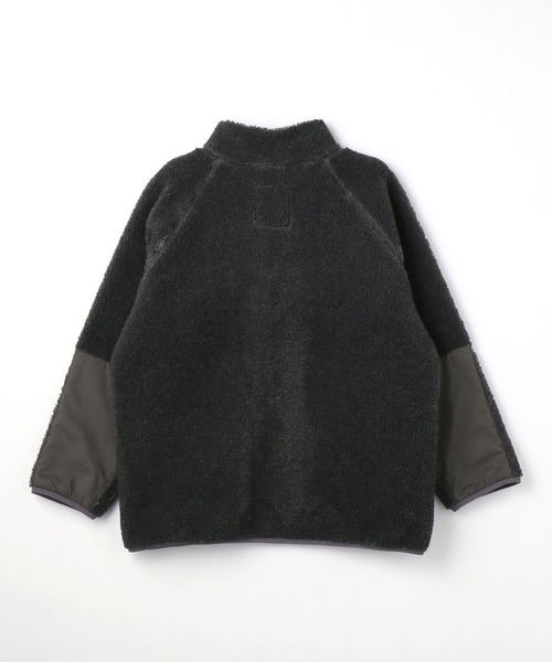 Grand PARK（グランドパーク）の「ビッグシルエットの裏なし　スタンドボアブルゾン（その他アウター・レディース・ホワイト/グレー・FREE）」の8枚目の写真