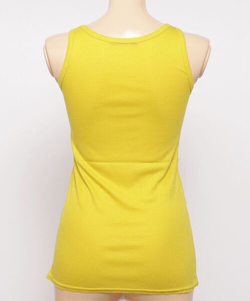 RAWLIFE（ロウライフ）の「RAWLIFE/ロウライフ/テレコタンクトップ（タンクトップ・レディース・ピンク/レモンイエロー/ターコイズブルー・FREE）」の5枚目の写真