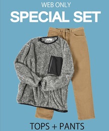 Johnbull（ジョンブル）の「【WEB限定】フレックススリムパンツ2点セット（その他）」