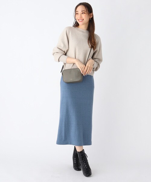 OPAQUE.CLIP(オペークドットクリップ)の「◆リザード調ミニショルダー(ショルダーバッグ・レディース・カーキ/イエロー/キャメル・00)」の7枚目の写真