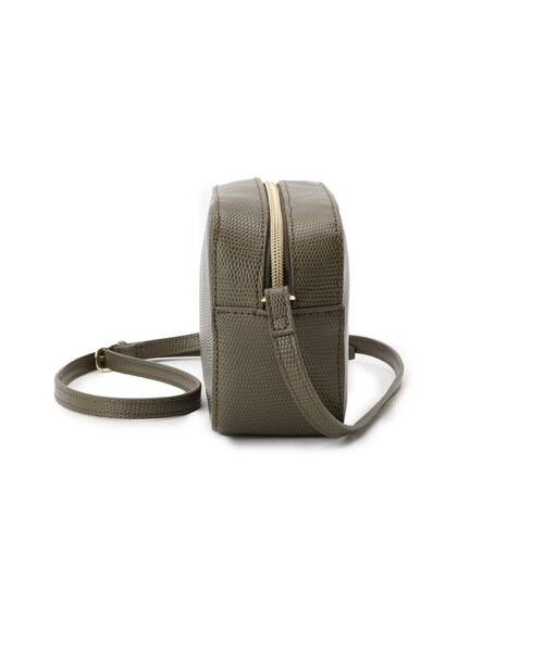 OPAQUE.CLIP(オペークドットクリップ)の「◆リザード調ミニショルダー(ショルダーバッグ・レディース・カーキ/イエロー/キャメル・00)」の4枚目の写真