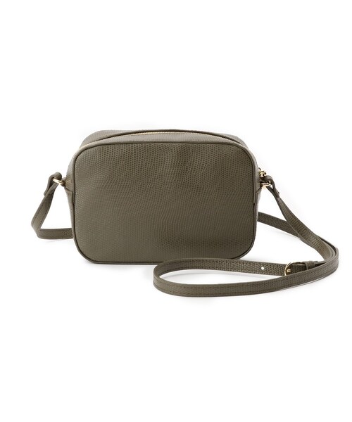 OPAQUE.CLIP(オペークドットクリップ)の「◆リザード調ミニショルダー(ショルダーバッグ・レディース・カーキ/イエロー/キャメル・00)」の6枚目の写真