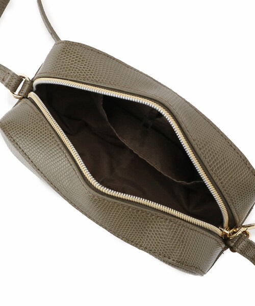 OPAQUE.CLIP(オペークドットクリップ)の「◆リザード調ミニショルダー(ショルダーバッグ・レディース・カーキ/イエロー/キャメル・00)」の8枚目の写真