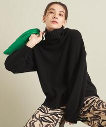 BEAUTY&YOUTH UNITED ARROWS | BY ウールカシミヤ アクア ルーズタートルネックニットプルオーバー ∴(ニット/セーター)