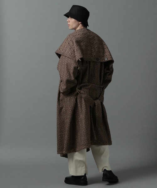 HARE（ハレ）の「マルチWAYジャガードBIGフードコート(HARE)（その他アウター・メンズ・ブラウン・FREE）」の11枚目の写真