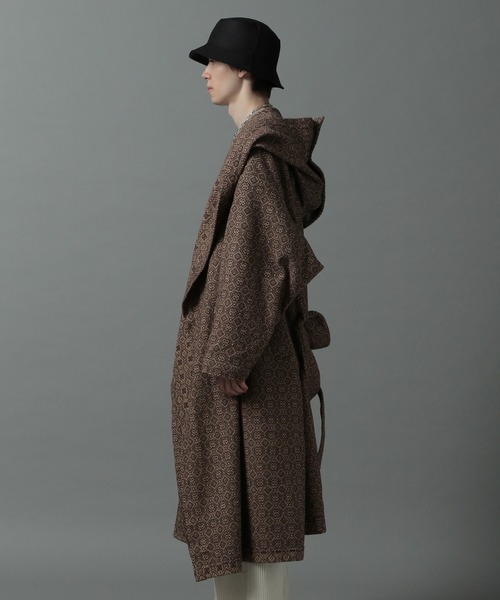 HARE（ハレ）の「マルチWAYジャガードBIGフードコート(HARE)（その他アウター・メンズ・ブラウン・FREE）」の13枚目の写真