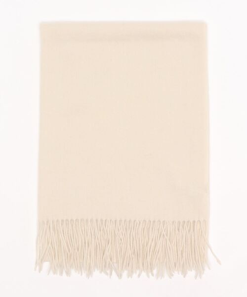 N.（N. Natural Beauty Basic）（エヌエヌナチュラルビューティーベーシック）の「ウールムジストール（ストール/ショール・レディース・グレー/ホワイト/ベージュ/オレンジ・ﾌﾘ-）」の16枚目の写真