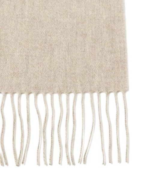 N.（N. Natural Beauty Basic）（エヌエヌナチュラルビューティーベーシック）の「ウールムジストール（ストール/ショール・レディース・グレー/ホワイト/ベージュ/オレンジ・ﾌﾘ-）」の12枚目の写真