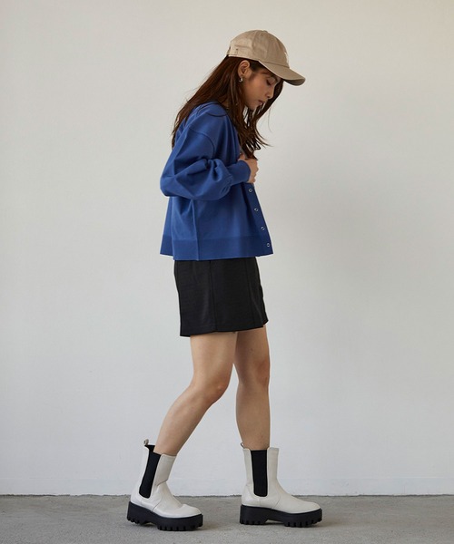 179/WG（イチナナキュウダブルジー）の「ベースボールキャップ（キャップ・レディース・ベージュ/ブラック・FREE）」の7枚目の写真