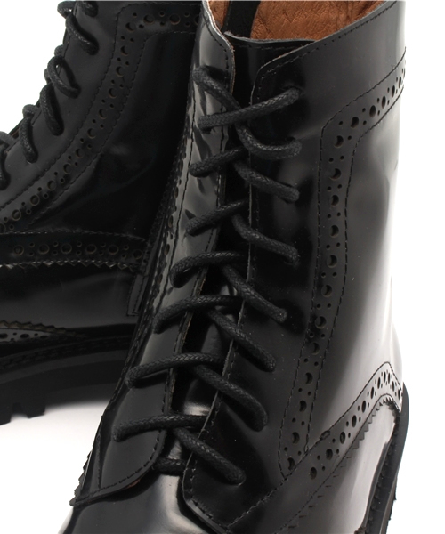 Jeffrey Campbell(ジェフリーキャンベル)の「レースアップショートブーツ(ブーツ・レディース・ブラック/ワイン/ブラウン系その他・39/38/36/37/35)」の10枚目の写真