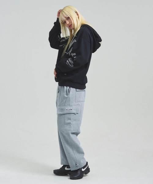 PRO CLUB （プロクラブ）の「Pro Club Heavyweight Fleece Cargo Pants（スウェットパンツ・メンズ・ブラック/グレー・S/M/L）」の16枚目の写真