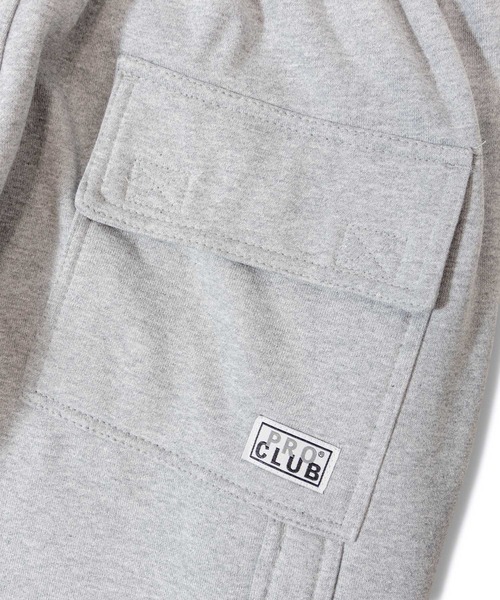 PRO CLUB （プロクラブ）の「Pro Club Heavyweight Fleece Cargo Pants（スウェットパンツ・メンズ・ブラック/グレー・S/M/L）」の11枚目の写真