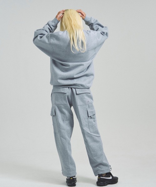 PRO CLUB （プロクラブ）の「Pro Club Heavyweight Fleece Cargo Pants（スウェットパンツ・メンズ・ブラック/グレー・S/M/L）」の22枚目の写真