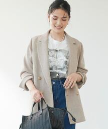 green label relaxing | TR ツイード ボックス ダブル ジャケット(テーラードジャケット)
