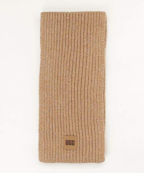 UGG（アグ）の「【UGG】アグ レディース マフラー ロゴ 「CHUNKY RIB KNIT SCARF」 チャンキー リブ ニット スカーフ 20166（マフラー・レディース・フューシャピンク/コーラルピンク/キャメル/ライトグレー/ブラック/オレンジ/ピンク/エメラルド/ライトピンク/グリーン・FREE）」の19枚目の写真